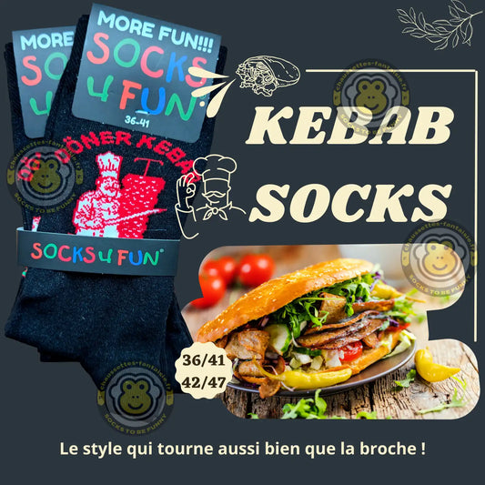 Chaussettes Doner Kebab – Spécialité grillade et sandwich turc