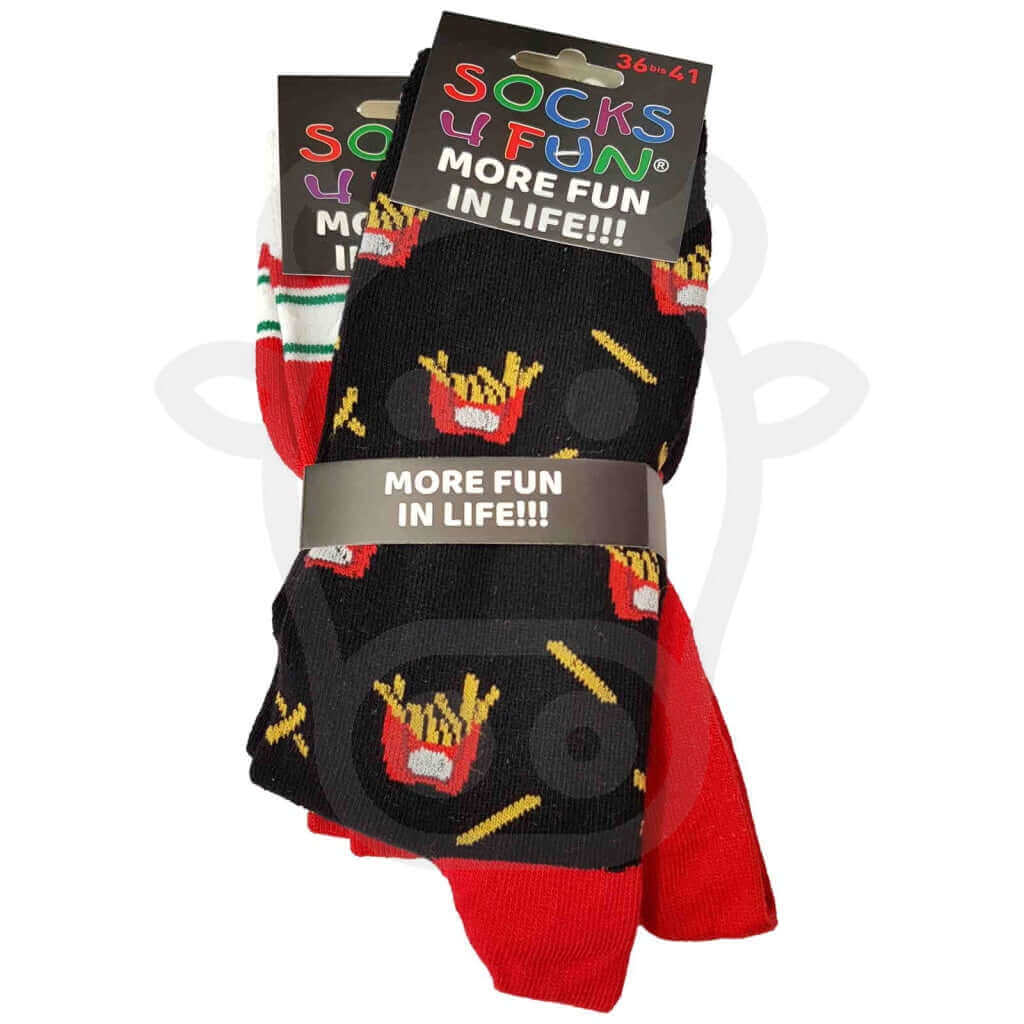 Chaussettes Ketchup Frites - Lot De 2 Paires 36/41