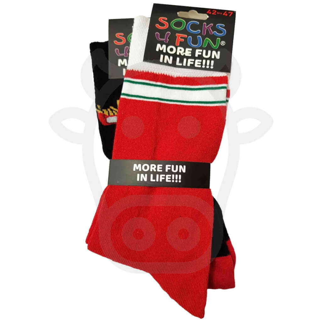 Chaussettes Ketchup Frites - Lot De 2 Paires 42/47