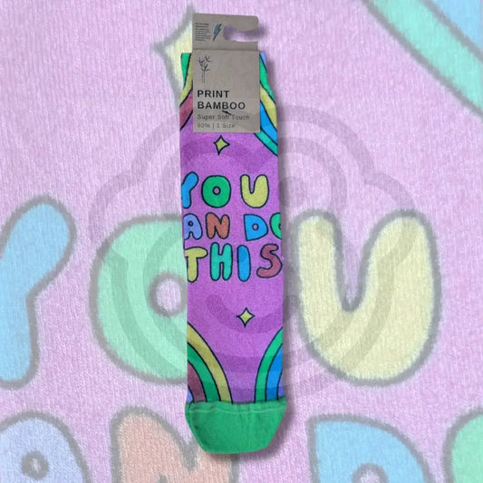 Chaussettes Message “You Can Do This”