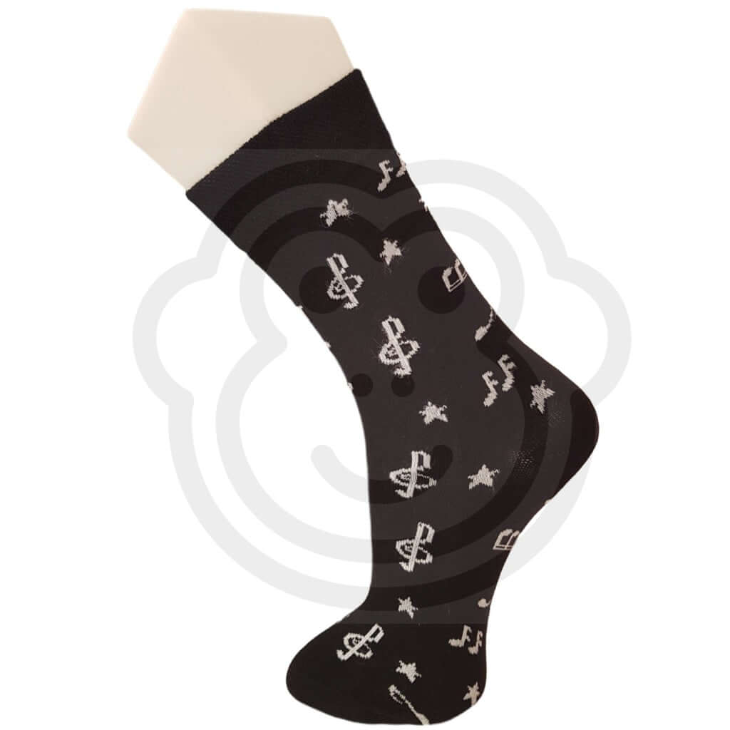Chaussettes Fantaisie Notes De Musique / 36/41