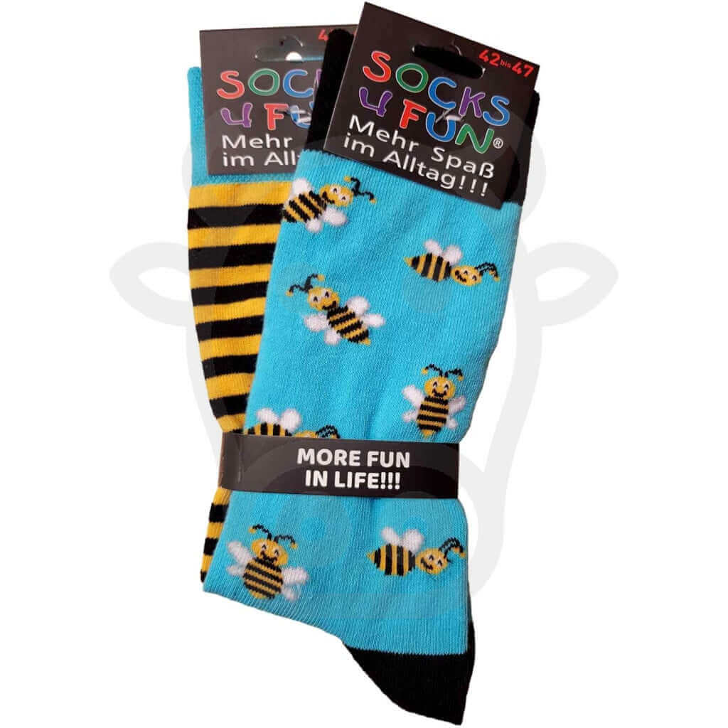 Chaussettes Abeilles Amusantes - Lot De 2 Paires 42/47
