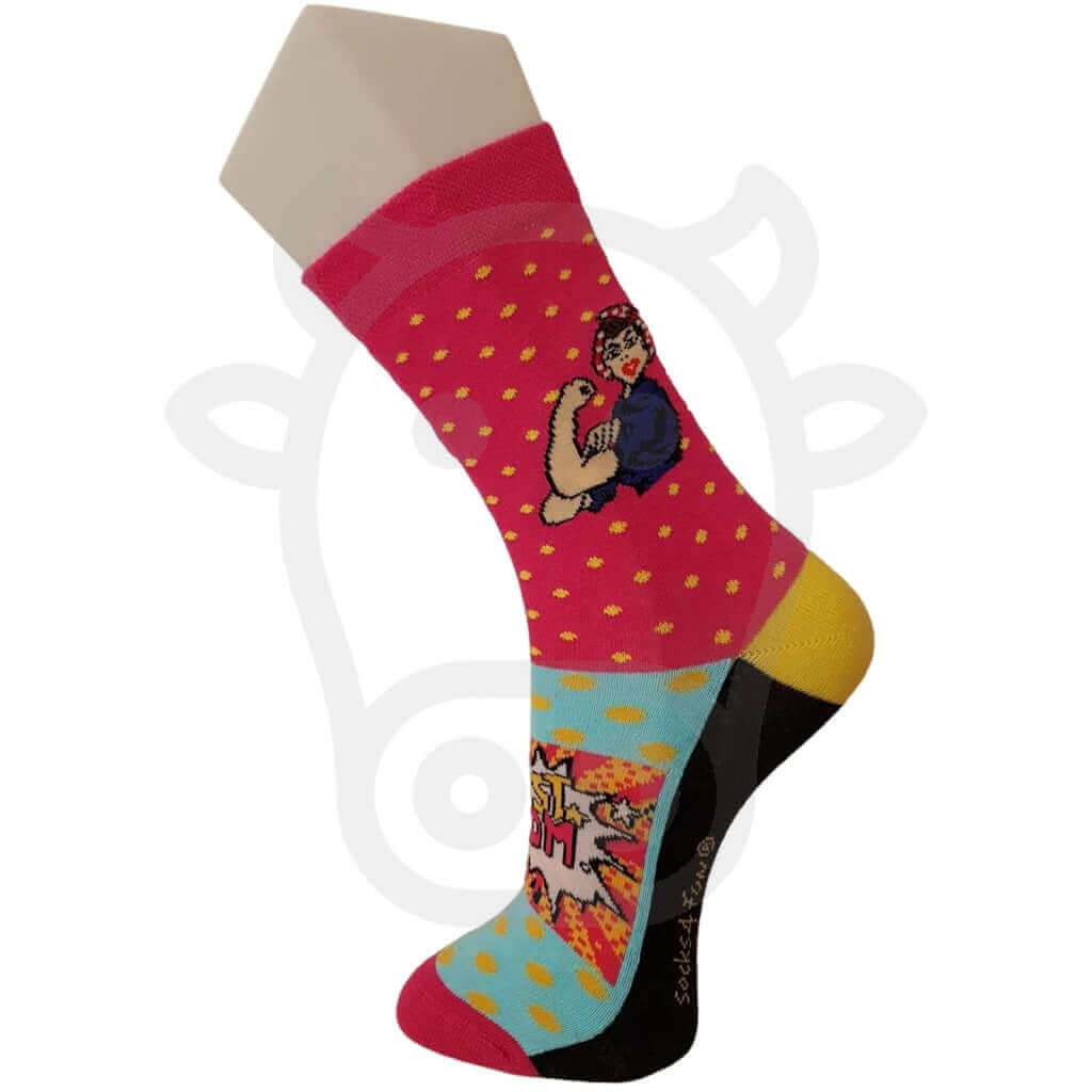 Chaussettes Best Mom Pop Art Fantaisie / 36/41
