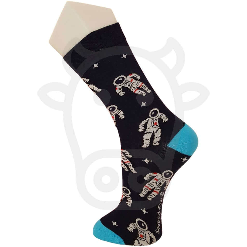 Chaussettes Espace Fusée Et Cosmonaute - Lot De 2 Paires