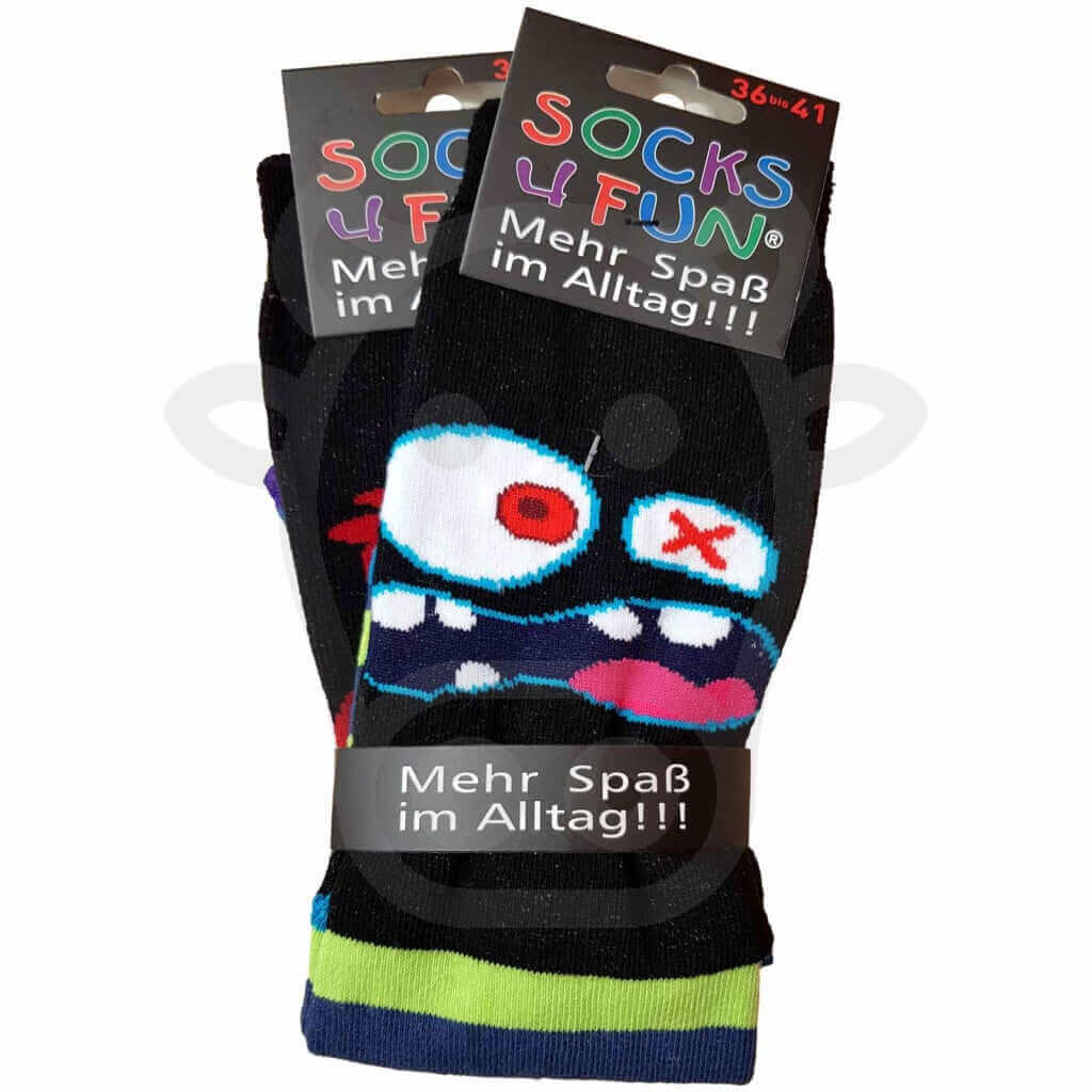 Chaussettes Monstres Rigolotes - Lot De 2 Paires 36/41
