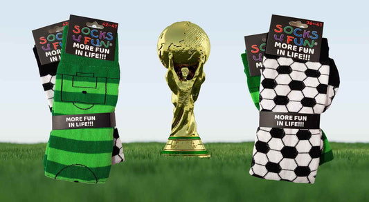 Chaussettes ballon et terrain de football