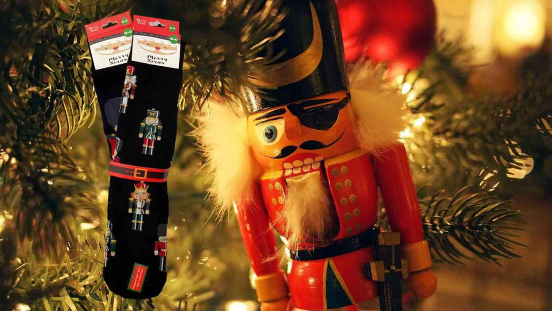 chaussettes casse-noisette les stars de Noël pour voyager en famille