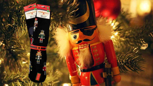 chaussettes casse-noisette les stars de Noël pour voyager en famille