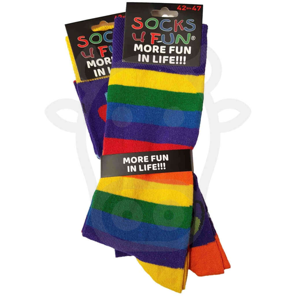 Chaussettes Amour - Arc En Ciel Lot De 2 Paires 42/47 Love