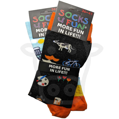 Chaussettes Amsterdam-Hollande - Lot De 2 Paires Love