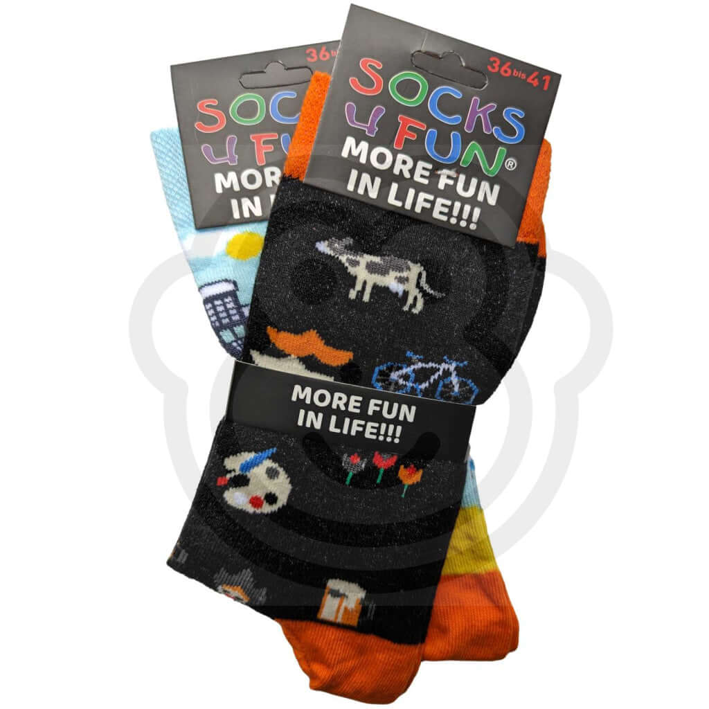 Chaussettes Amsterdam-Hollande - Lot De 2 Paires Love