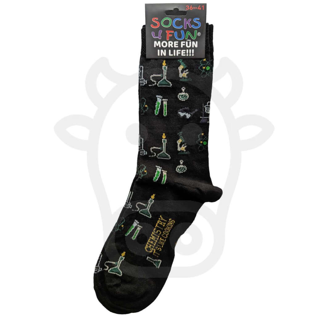 Chaussettes Amusantes Chimie - Lot De 2 Paires Love