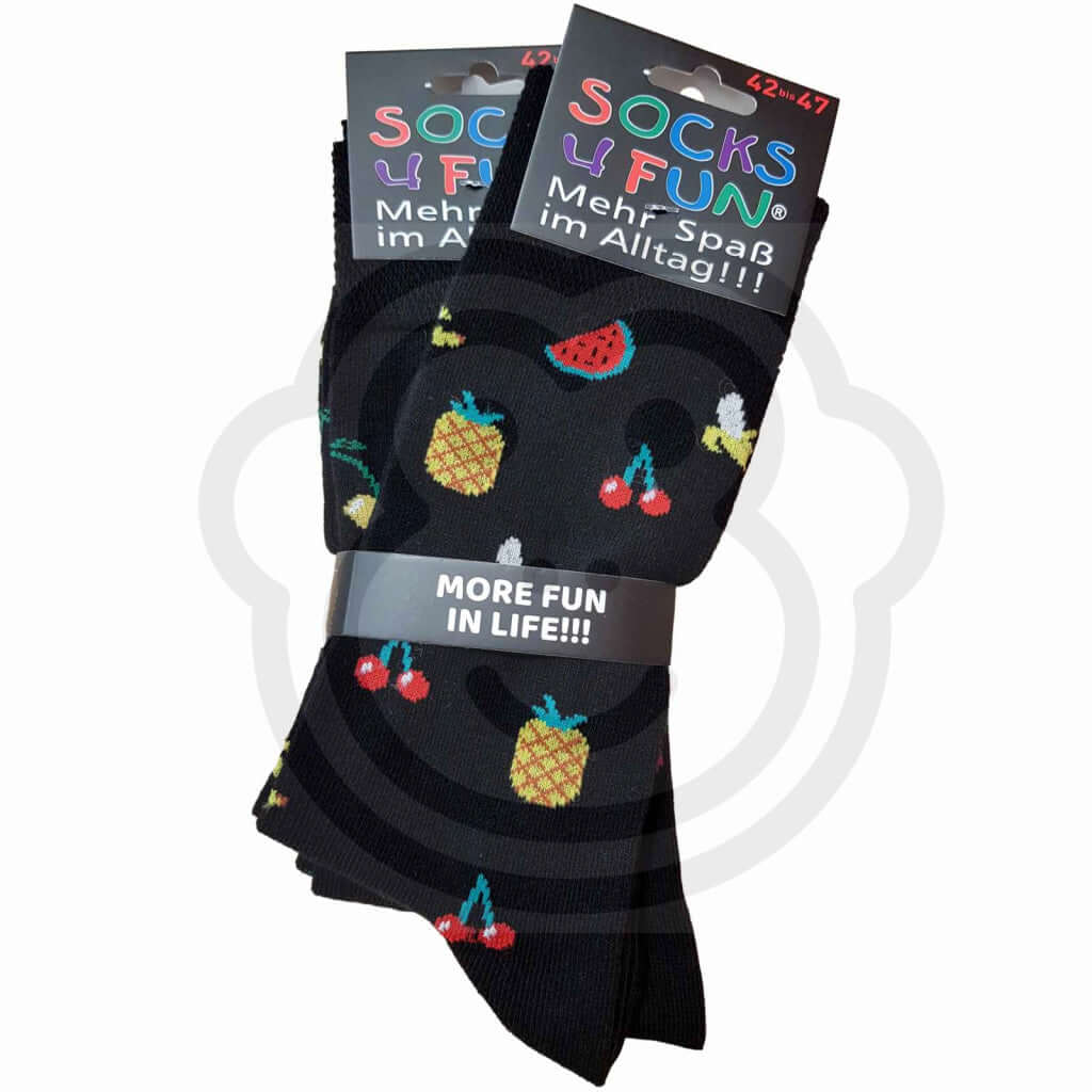 Chaussettes Amusantes Fruits Exotiques - Lot De 2 Paires 42/47