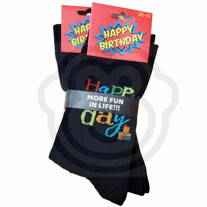Chaussettes Anniversaire Happy Birthday - Lot De 2 Paires 36/41