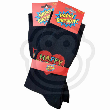 Chaussettes Anniversaire Happy Birthday - Lot De 2 Paires 42/47
