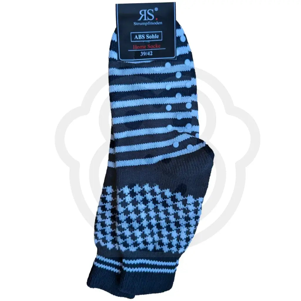 Chaussettes antidérapantes damier blanc et noir | Édition cadeau de Noël