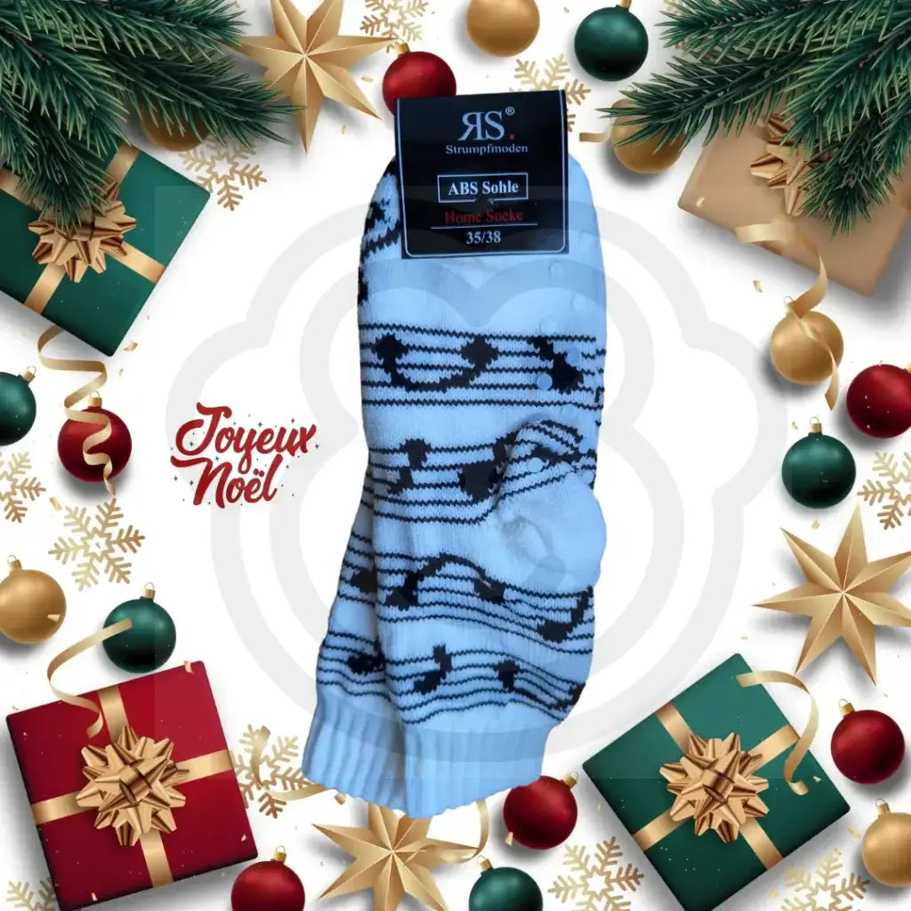 Chaussettes antidérapantes motif musical idée cadeau