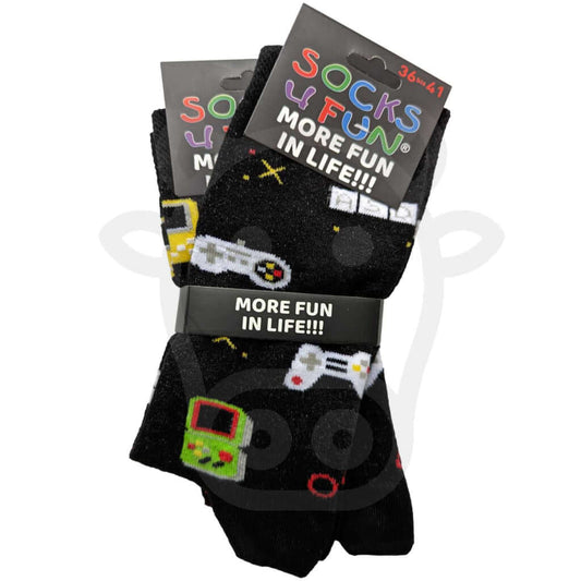 Chaussettes Consoles Et Manettes De Jeux Vidéo - Lot 2 Paires 36/41