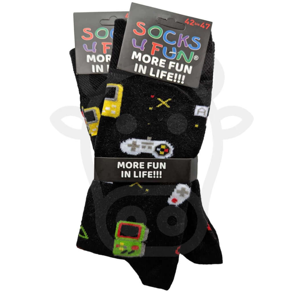 Chaussettes Consoles Et Manettes De Jeux Vidéo - Lot 2 Paires 42/47