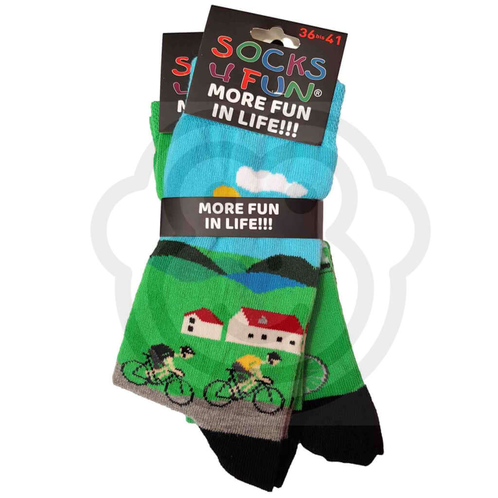 Chaussettes Courses De Vélo - Lot 2 Paires 36/41