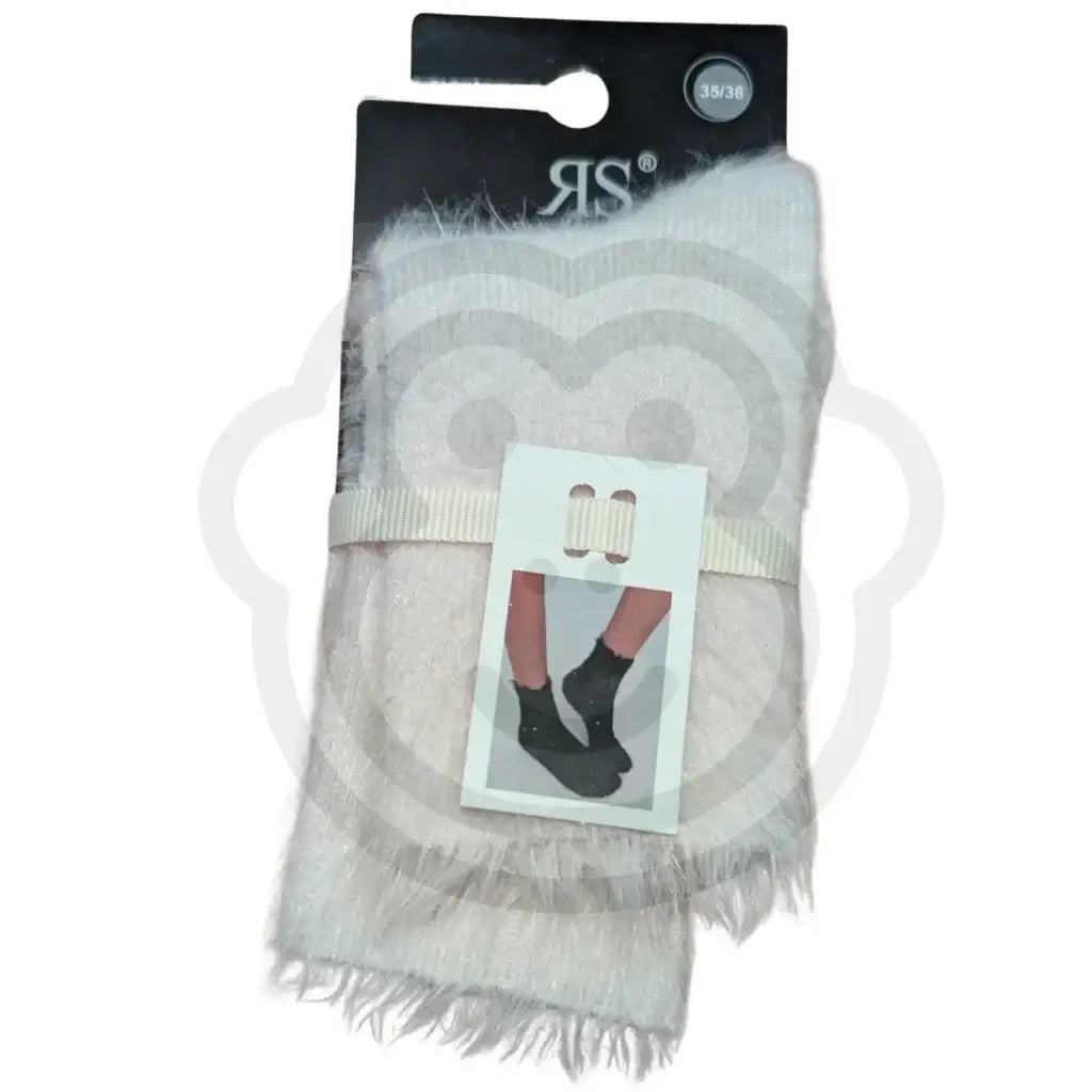 Chaussettes duveteuses ultra douces cocooning | Blanc cassé 35/38