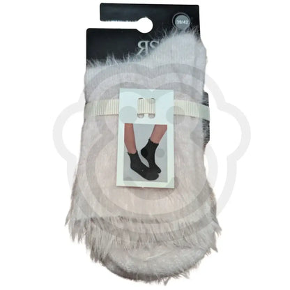 Chaussettes duveteuses ultra douces cocooning | Blanc cassé 39/42