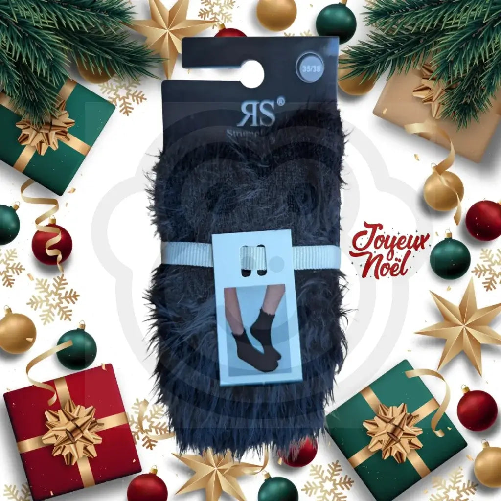 Chaussettes duveteuses ultra douces cocooning | 3 coloris (blanc rose noir)