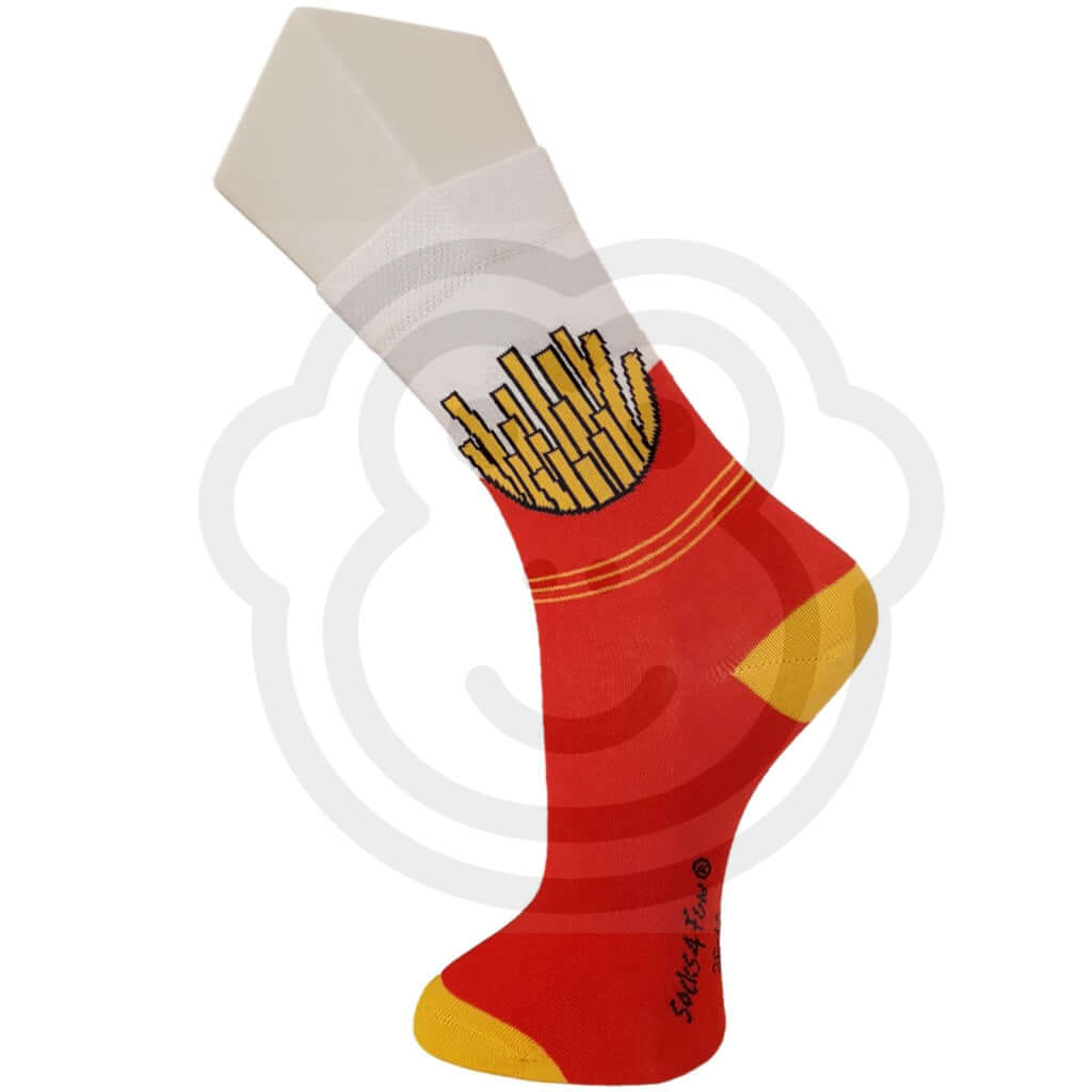 Chaussettes Fast Food Burger Et Cornet De Frites - Lot 2 Paires