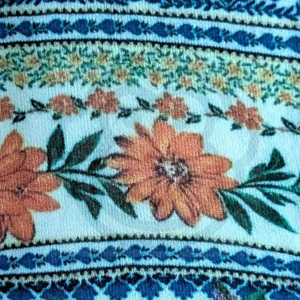 Chaussettes Fleurs et ananas bohèmes en bambou imprimé 36/41