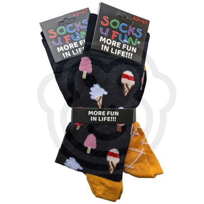 Chaussettes Glace Italienne - Lot De 2 Paires 42/47