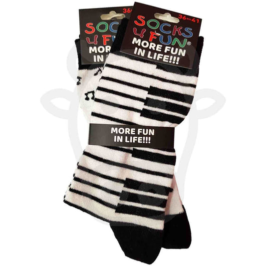 Chaussettes Musicales Piano Et Synthétiseur - Lot De 2 Paires 36/41