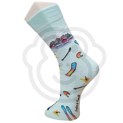 Chaussettes Ville Fantaisie Sports Dhiver - Lot De 2 Paires