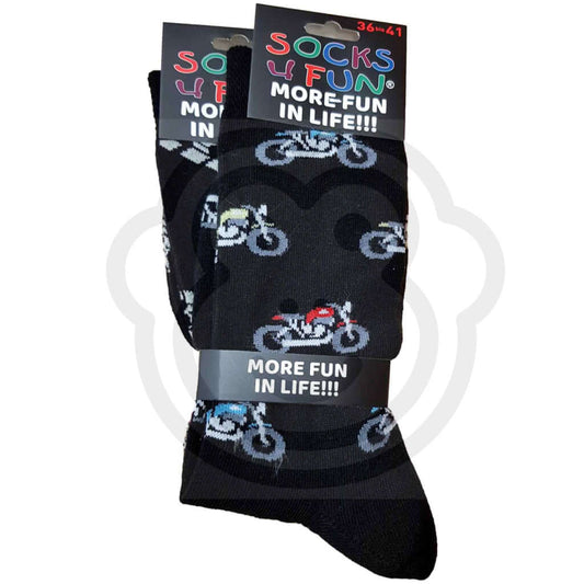 Chaussettes Motos Et Pneus - Lot De 2 Paires