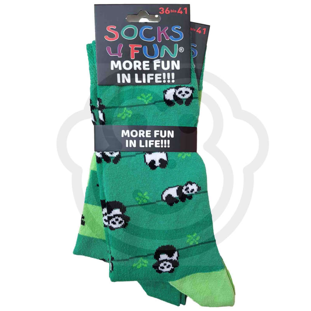 Chaussettes Panda Feuilles De Bambou - Lot 2 Paires 36/41