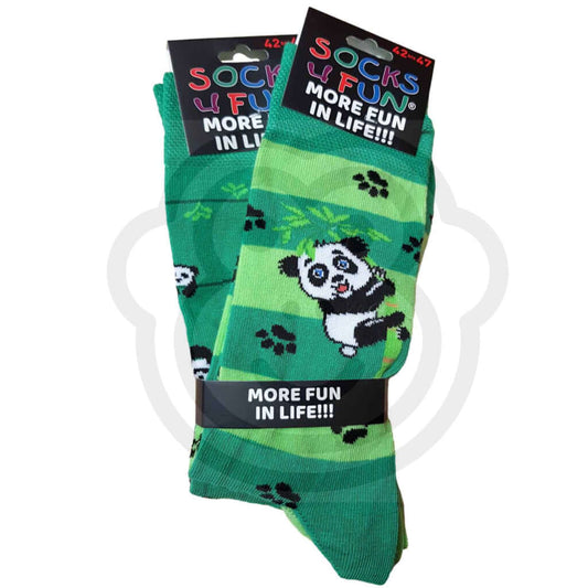 Chaussettes Panda Feuilles De Bambou - Lot 2 Paires