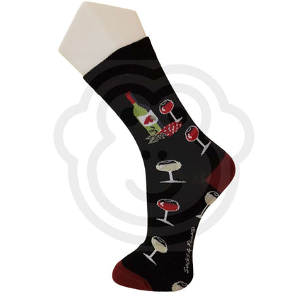 Chaussettes Rigolotes Vins Verres Bouteilles 36/41
