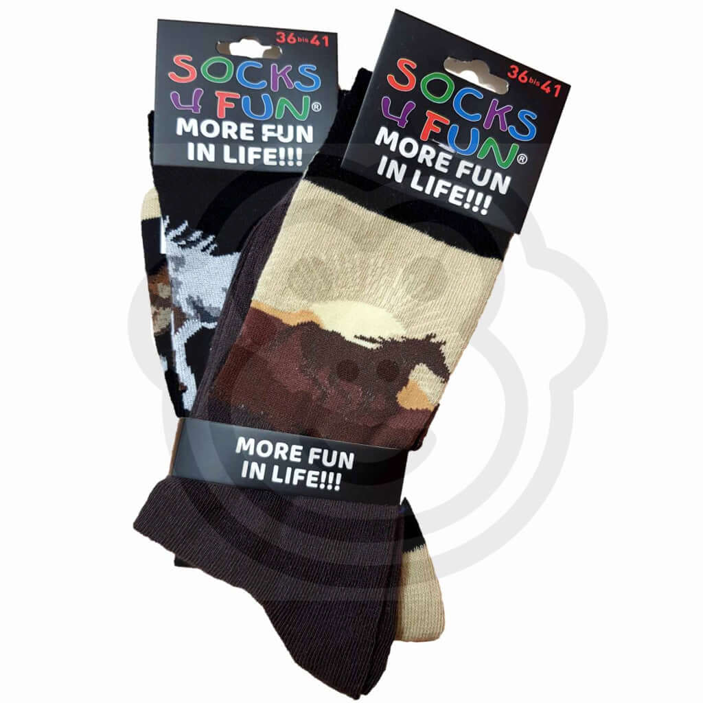 Chaussettes Rigolotes Cheval - Lot De 2 Paires 36/41