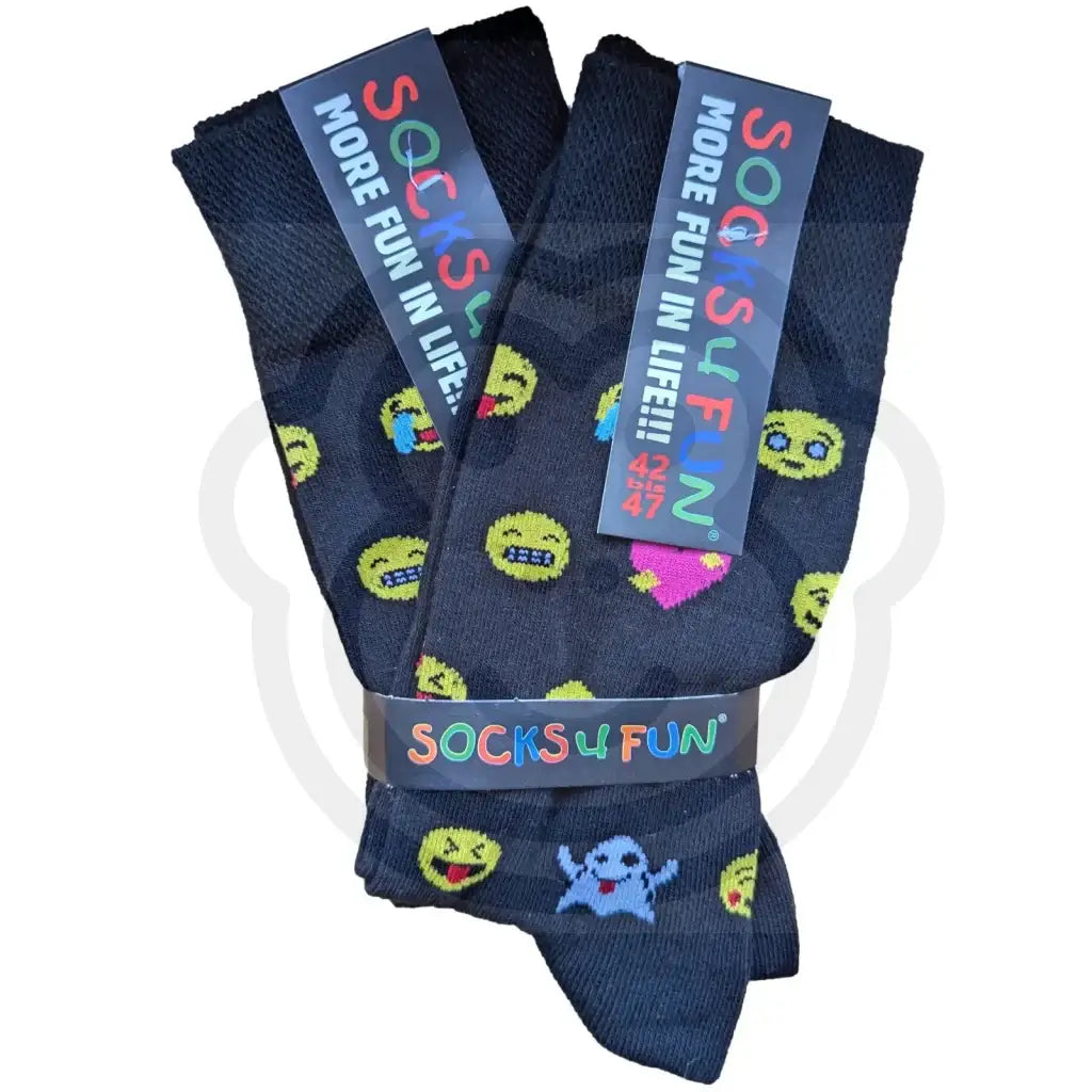 Chaussettes smiley - Lot de 2 paires 42/47 Chaussettes smiles