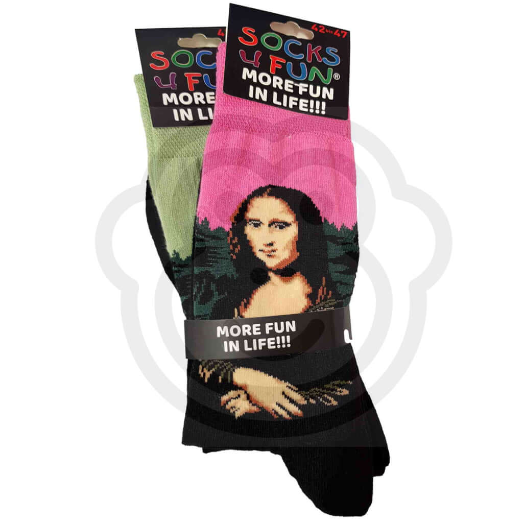 Chaussettes Tableau Mona Lisa Dit La Joconde - Lot De 2 Paires