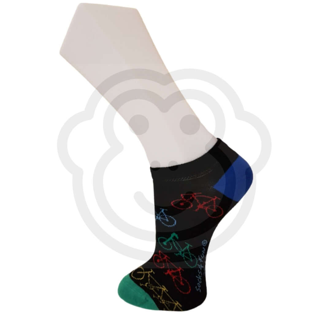 Mini Socquette Amusante Dessin Vélos / 36/41