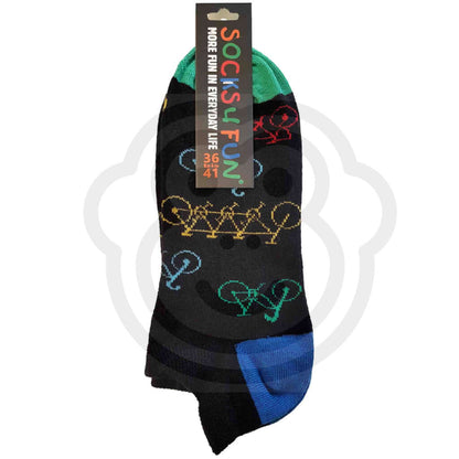 Mini Socquette Amusante Vélos Et Tandems Couleur 36/41