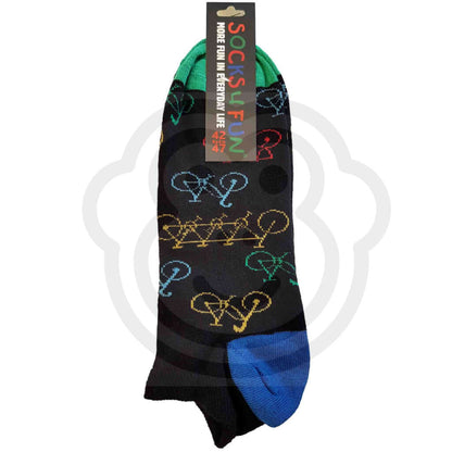 Mini Socquette Amusante Vélos Et Tandems Couleur 42/47