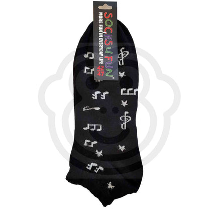 Mini Socquettes Notes De Musique 42/47 Socquette