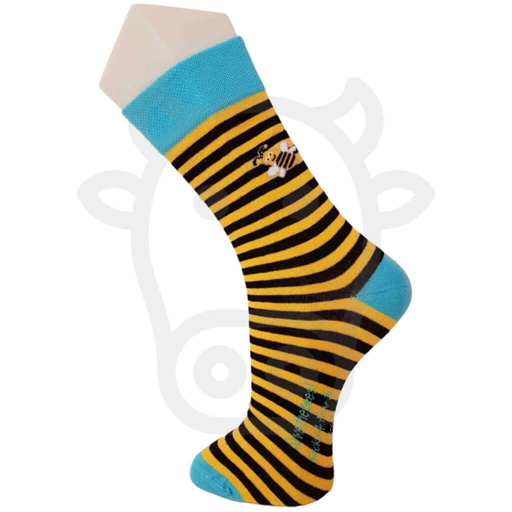 Chaussettes rigolotes pour enfants Abeilles