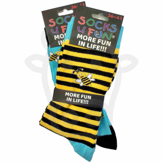 Chaussettes Abeilles Amusantes - Lot De 2 Paires 36/41