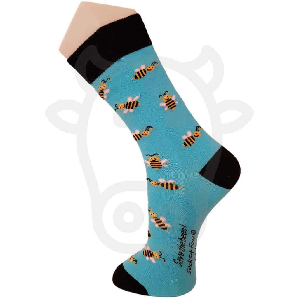 Chaussettes rigolotes pour enfants Abeilles