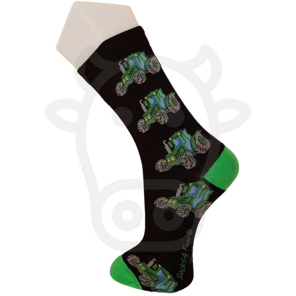 Chaussettes Agriculteur Et Tracteur Dans Le Pré Tracteur / 36/41