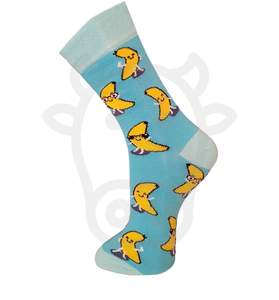 Chaussettes Fantaisie Fruits Avocats Et Bananes - Lot De 2 Paires