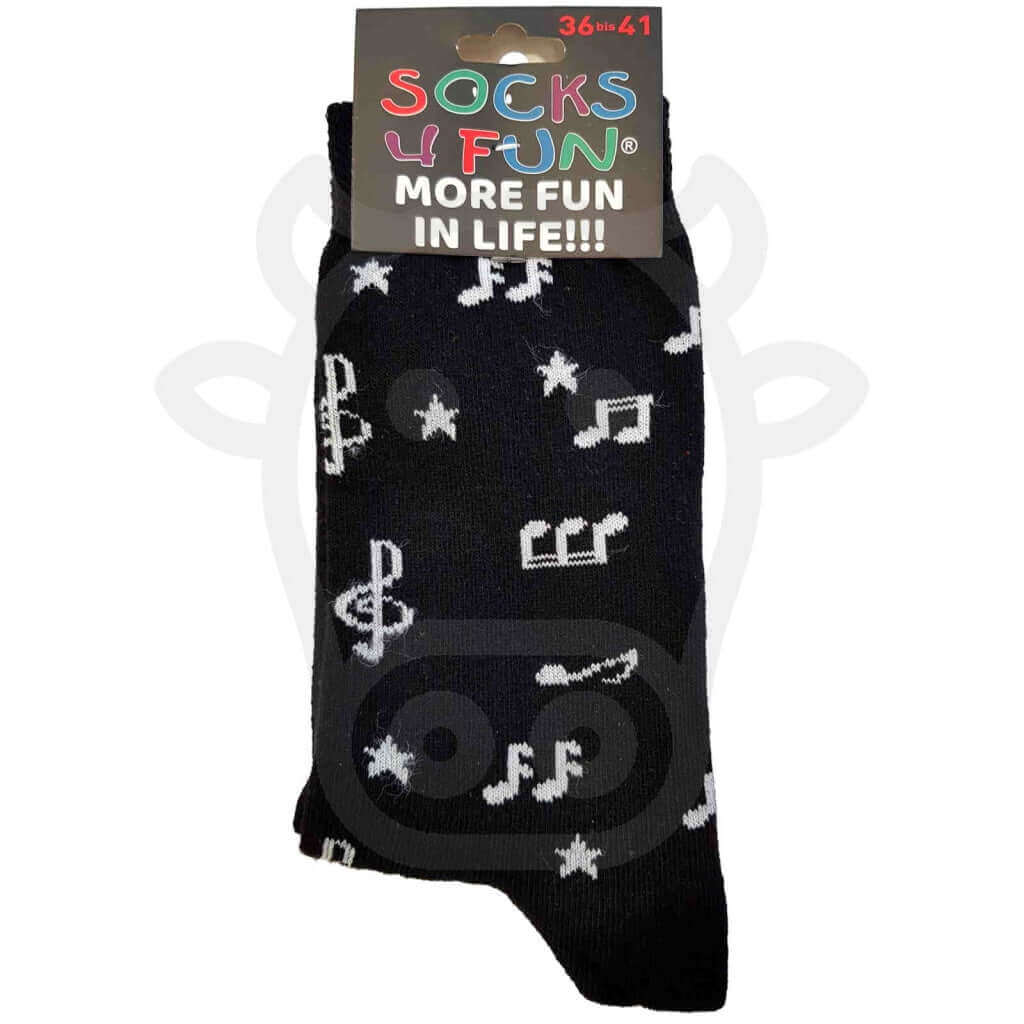 Chaussettes Notes De Musique 36/41